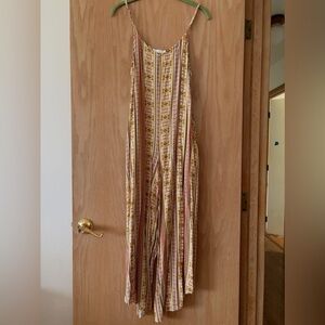 Ces Femme Bohemian Striped Jumpsuit